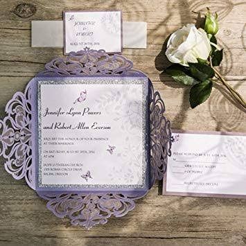 Invitaciones Lavanda. - 9