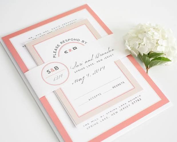 Invitaciones en Coral. - 3