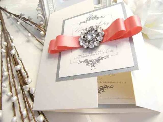Invitaciones en Coral. - 4