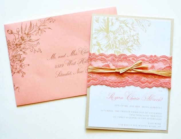 Invitaciones en Coral. - 10