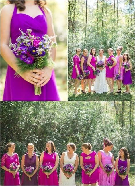 Combina a tus damas en tonos morados y rosas. - 8