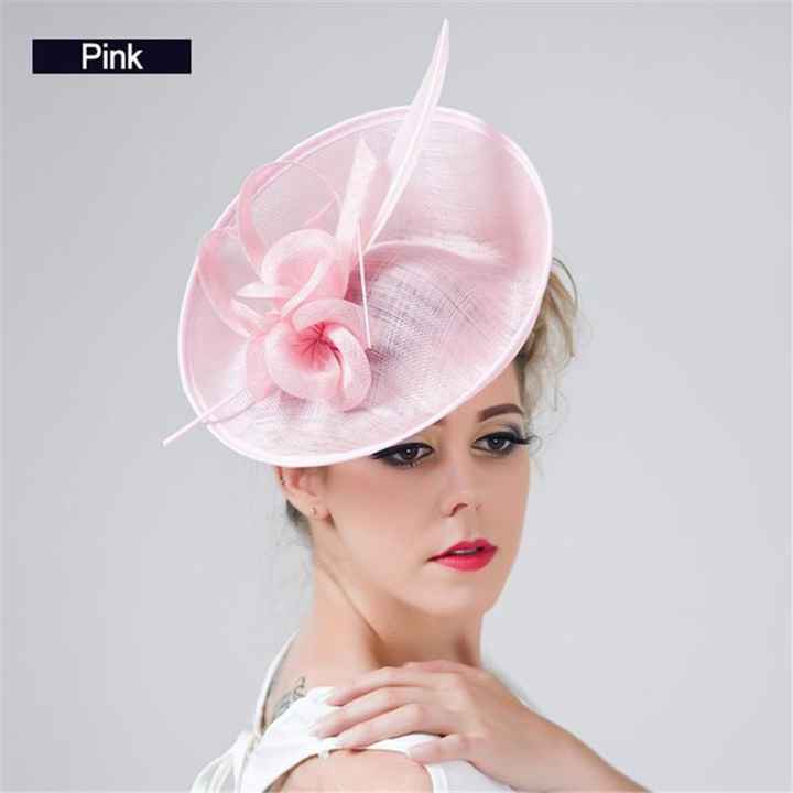 Sombreros para boda en Rosa 💕 - 11