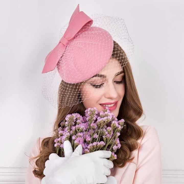 Sombreros para boda en Rosa 💕 - 24