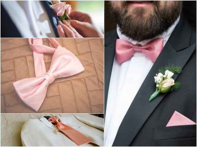Corbatas para el Novio💕💕 En Rosa 🎗️ - 14