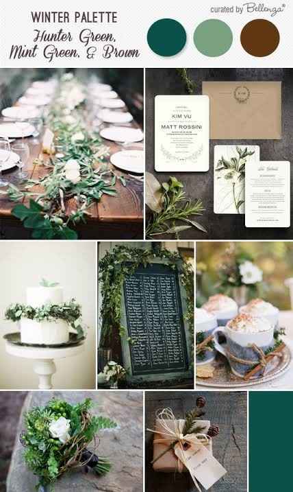 Colores para bodas en invierno - 1