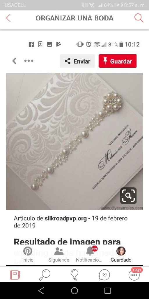 Invitaciones con pedrería - 2