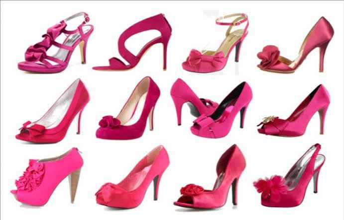 Zapatos en tonos Rosas. - 1