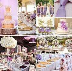 Tu boda en morado con dorado. - 4