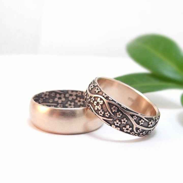 Argollas en Oro Rosa 👌 - 1