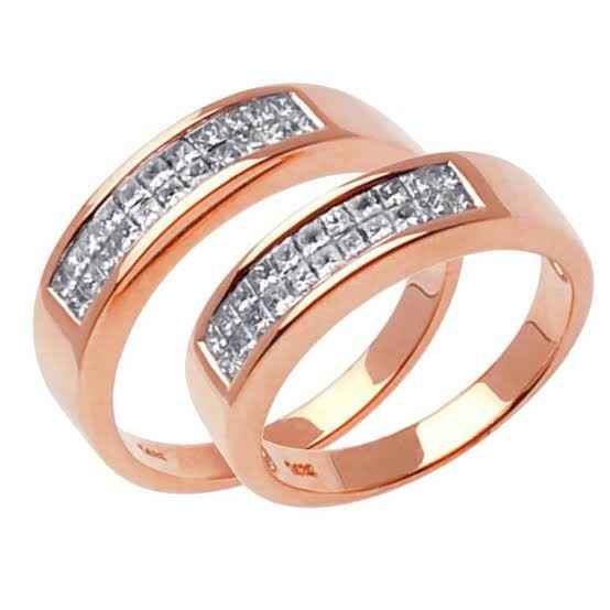 Argollas en Oro Rosa 👌 - 18