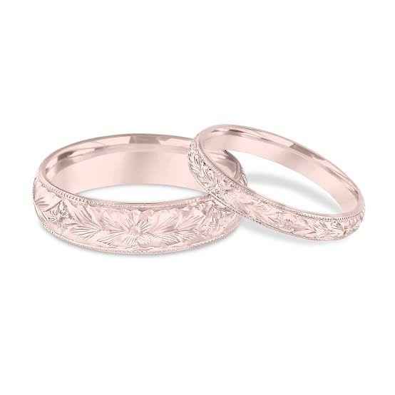 Argollas en Oro Rosa 👌 - 20