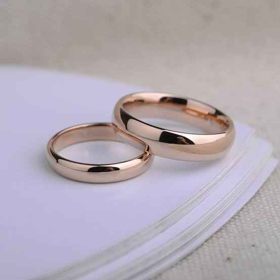 Argollas en Oro Rosa 👌 - 24