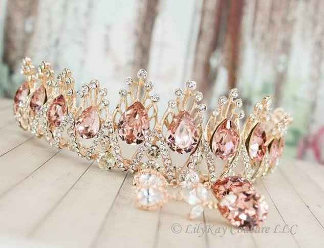 Tiaras en Oro Rosa 💕 - 6