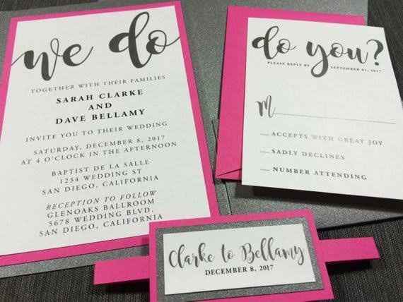 Invitaciones en Rosa. - 9