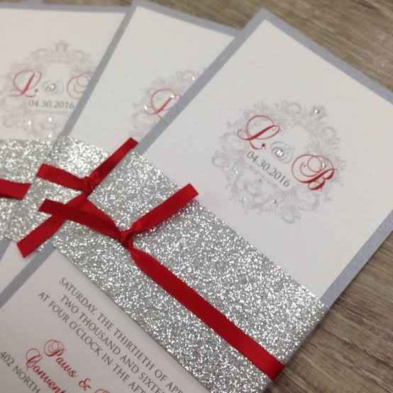 Invitaciones en Rojo. - 3