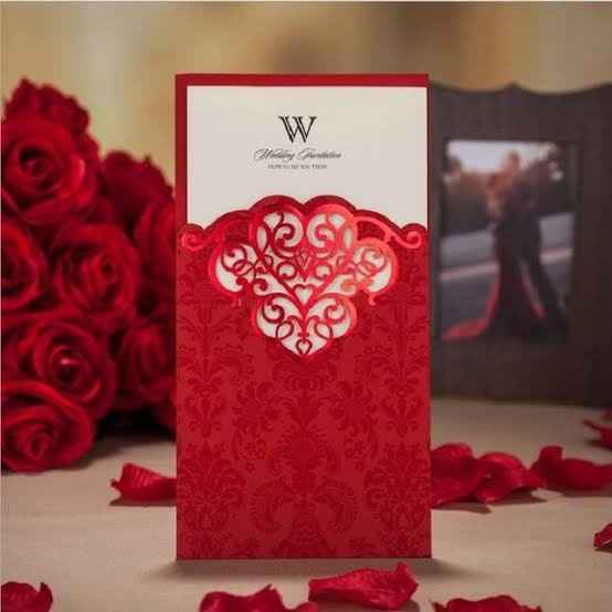Invitaciones en Rojo. - 4