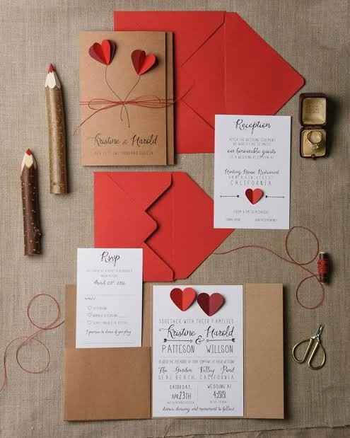 Invitaciones en Rojo. - 6