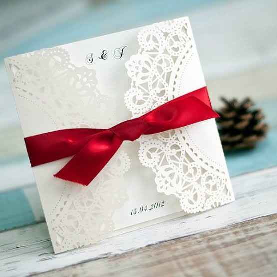 Invitaciones en Rojo. - 7