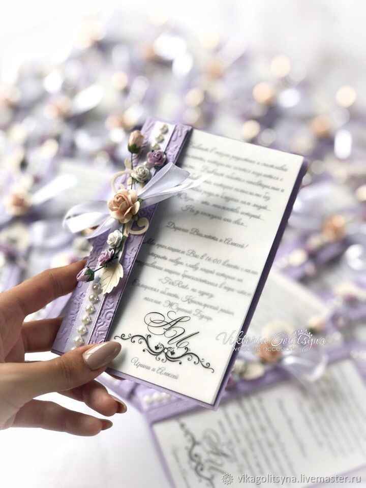 Invitaciones Lavanda. - 3