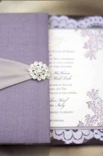 Invitaciones Lavanda. - 6