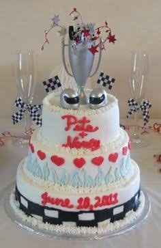 sorpresa pastel de boda estilo Racing! - 2