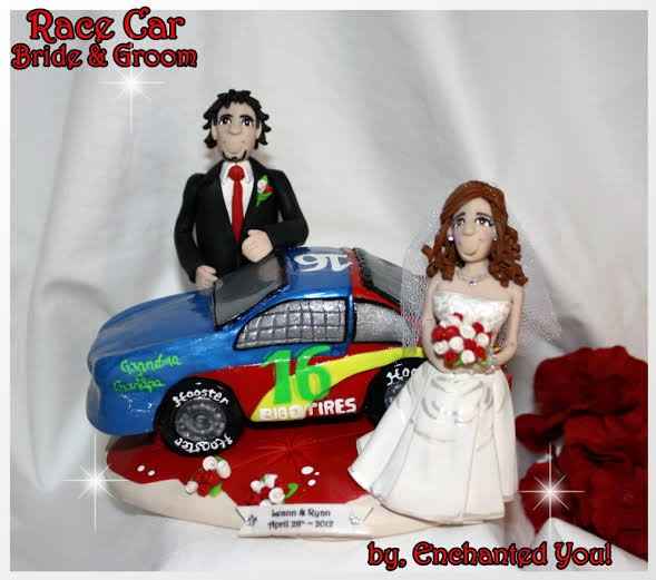 sorpresa pastel de boda estilo Racing! - 5