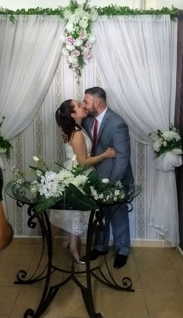 Nuestra boda civil, fue tan emotivo!!