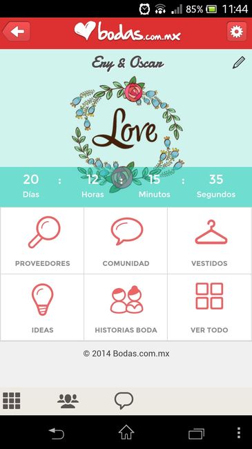 Cuantos dias les falta para su boda :D - 1