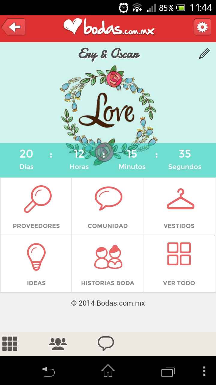 Cuantos dias les falta para su boda :D - 1