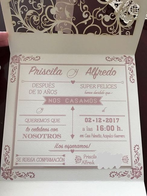  Nuestras invitaciones ✉️ - 1