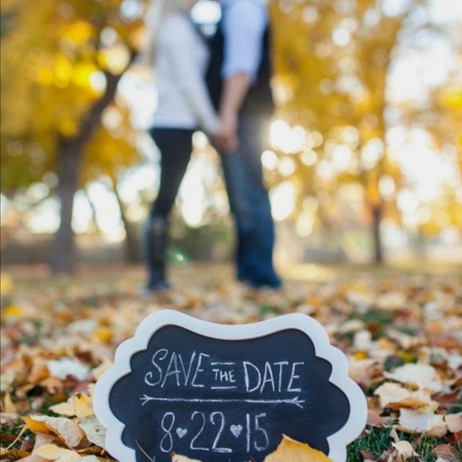 Ideas para la sesión save the date 1