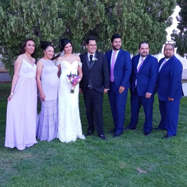 Best Man y novios en color ¿morado? 💜 7