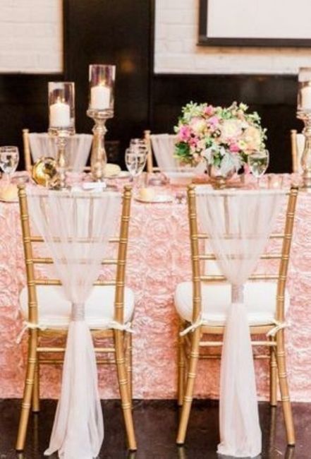 Mantelería en rosa gold 💓 9