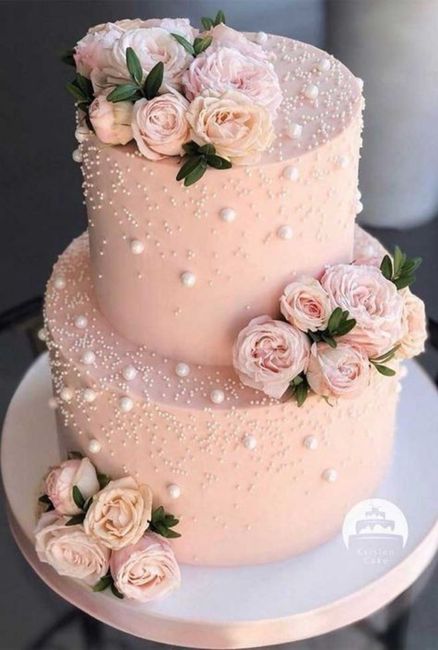 Pasteles con detalles rosas 🍰 8