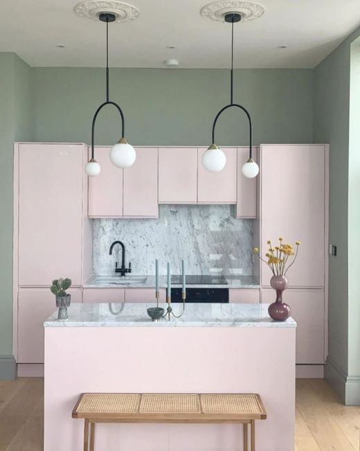 Decoración de cocina en rosa 💖 2