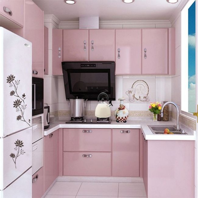 Decoración de cocina en rosa 💖 5