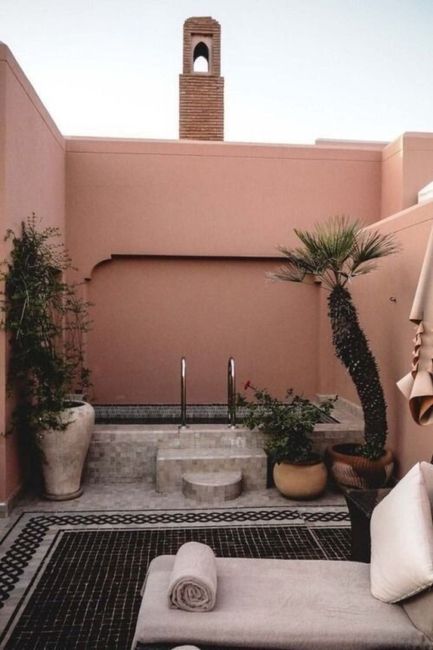 Decoración de exteriores en rosa 🏘️ 4