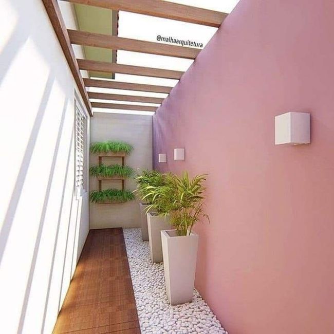 Decoración de exteriores en rosa 🏘️ 5