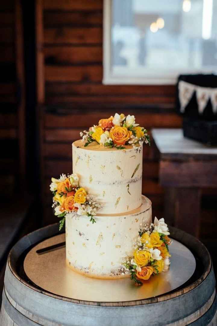 Pasteles con flores amarillas ?? - Foro Banquetes 