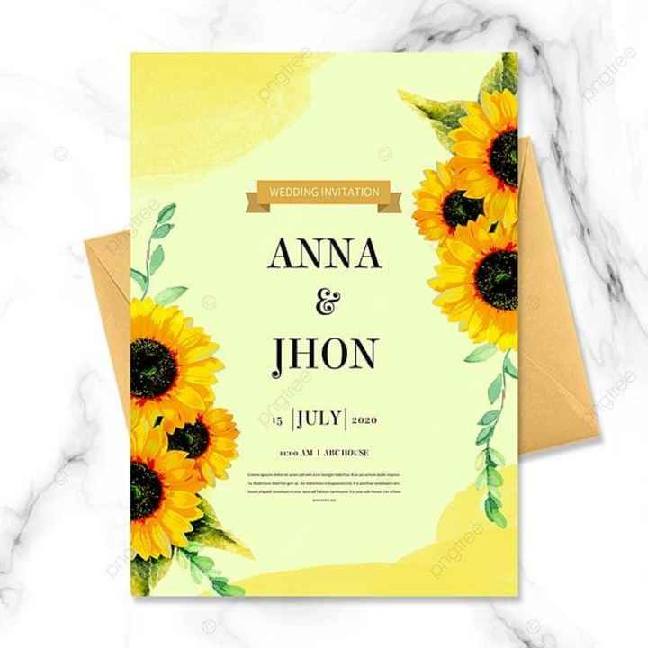 Invitaciones en amarillo 🌈🌻 - 3