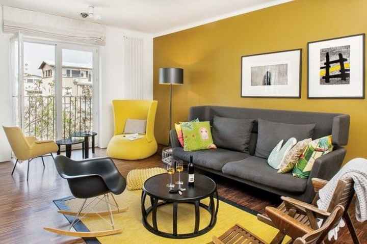 Decoración de interiores en amarillo 🌈 - 1