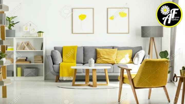 Decoración de interiores en amarillo 🌈 - 6