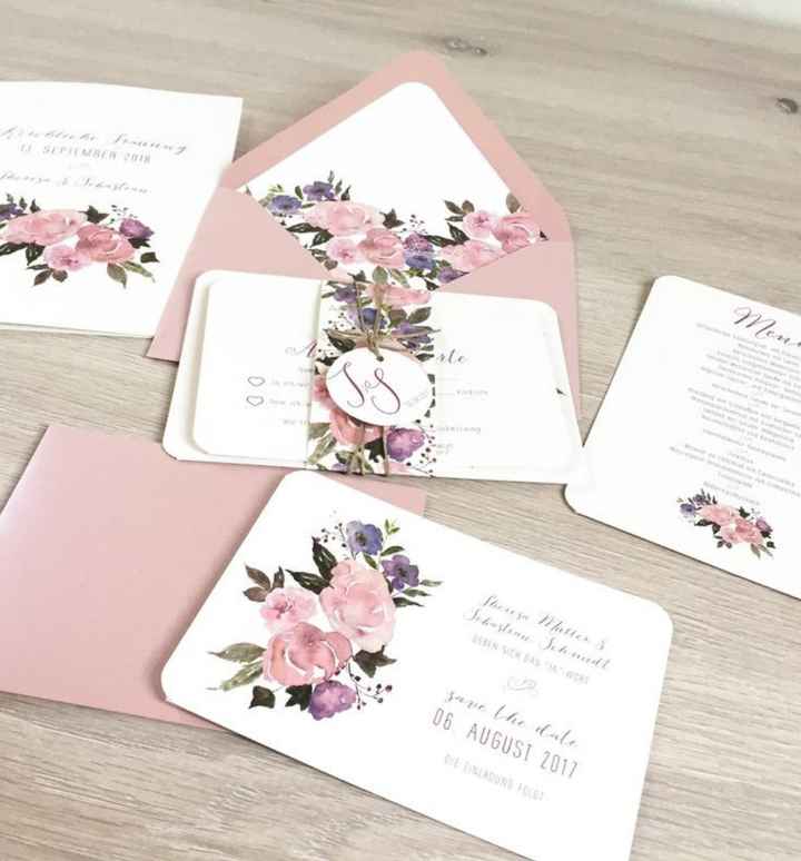 Invitaciones en color rosa 💌 - 3