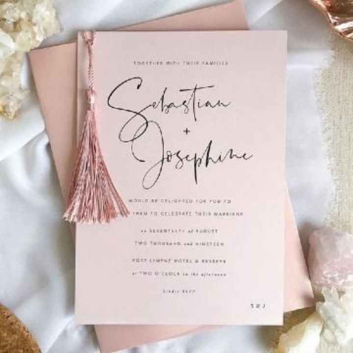 Invitaciones en color rosa 💌 - 7