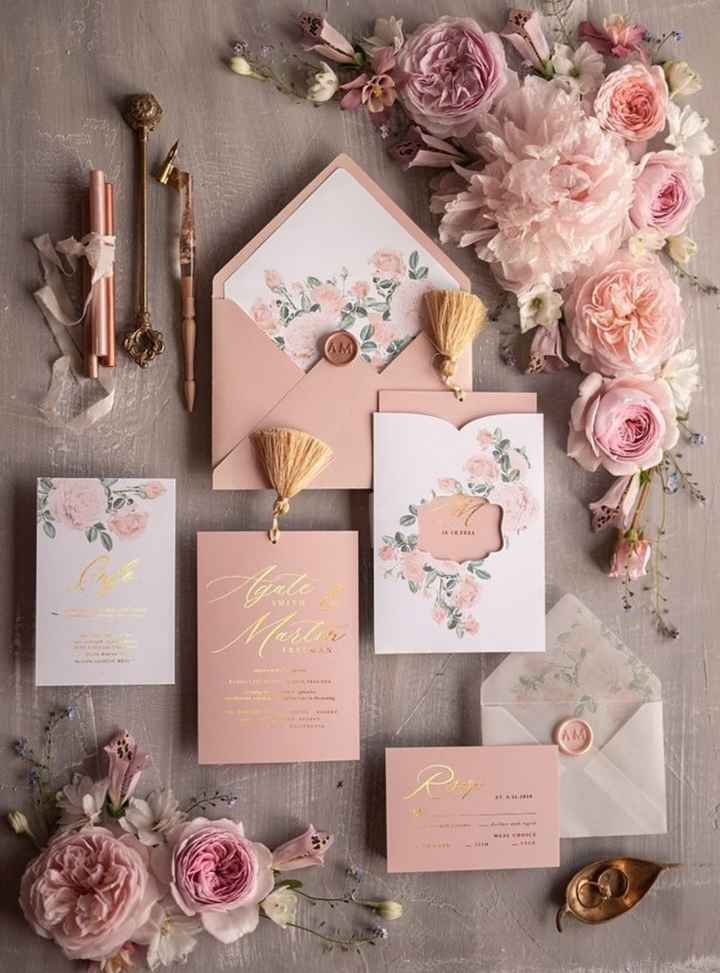 Invitaciones en color rosa 💌 - 8