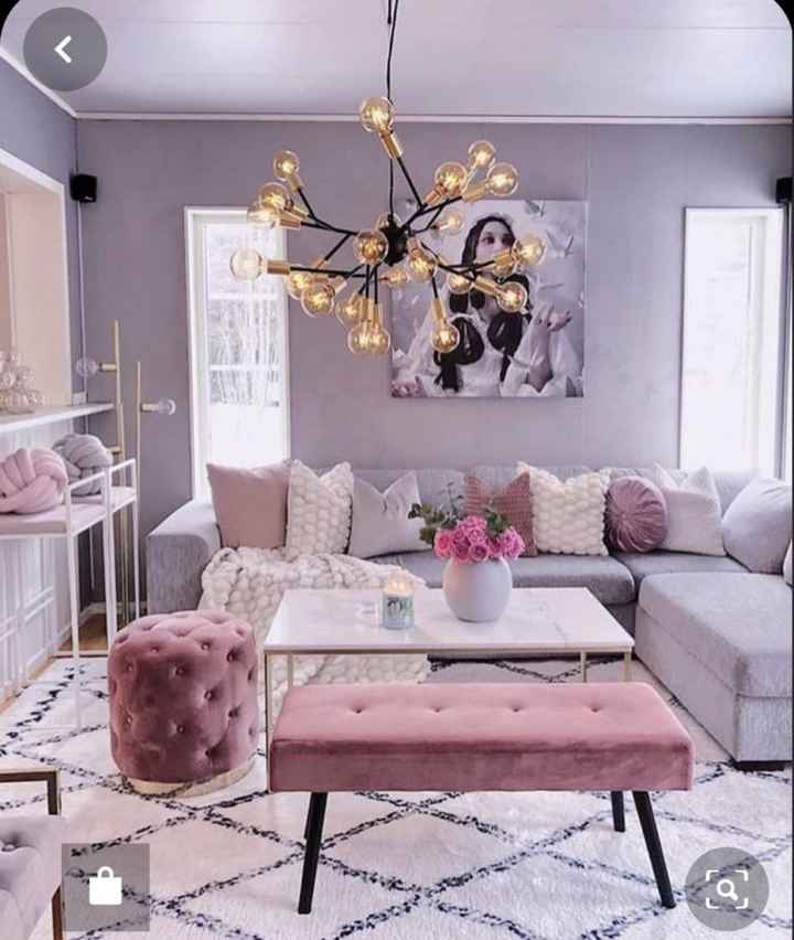 Decoración de sala en rosa 🛋️💓 - 1