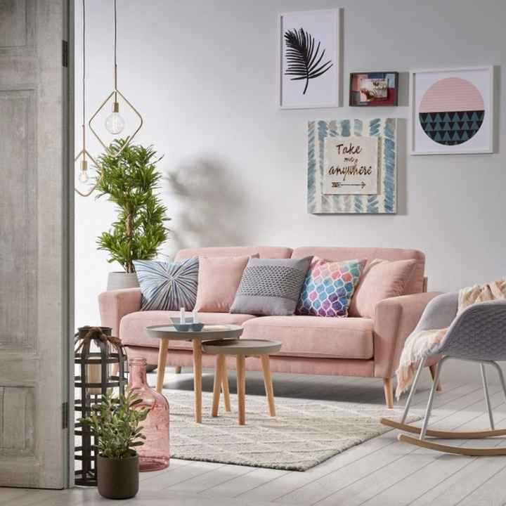 Decoración de sala en rosa 🛋️💓 - 2