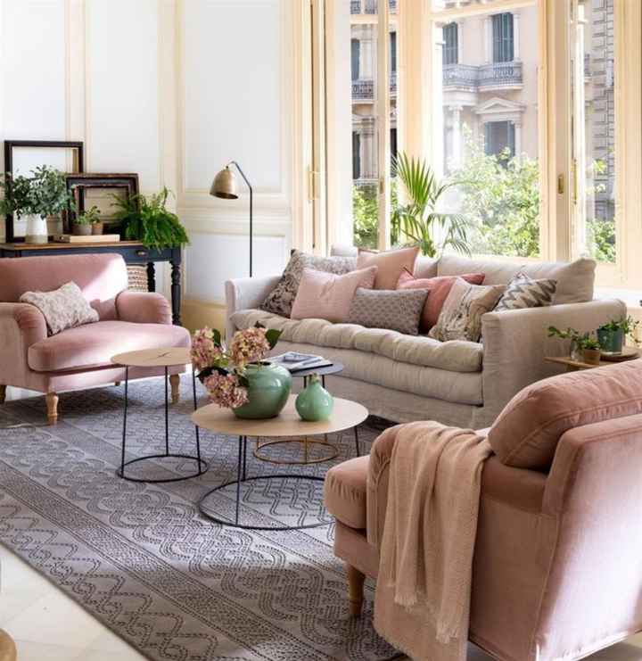 Decoración de sala en rosa 🛋️💓 - 4