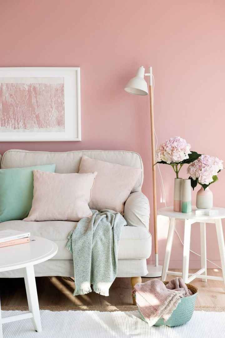 Decoración de sala en rosa 🛋️💓 - 8