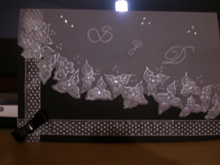 INVITACION LISTON BLANCO